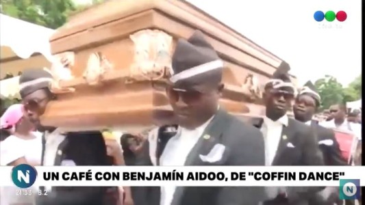 Ghaneses del meme del ataúd: mirá la nota con Benjamin Aidoo