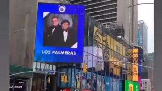 Los Palmeras llegaron al Time Square: serán parte del #FestivalOnLine