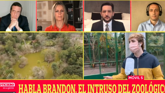 Habló Brandon, el youtuber intruso del zoo: el cruce con Germán Paoloski