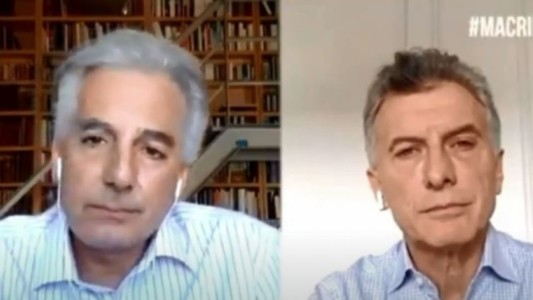 Mauricio Macri reapareció en una entrevista online con Álvaro Vargas Llosa