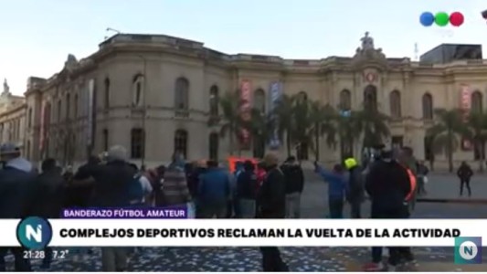El fútbol amateur se movilizó pidiendo el regreso a la actividad