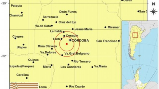 ¿Fue un trueno, fue una explosión?: un sismo sacudió el sur de Córdoba y Alta Gracia
