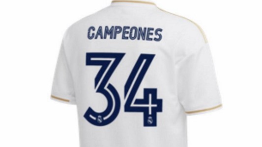 Horas antes de jugar, Real Madrid puso a la venta la camiseta de campeón