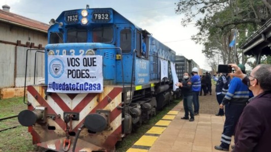 Tras dos años de inactividad, partió de Misiones tren de cargas de la línea Urquiza