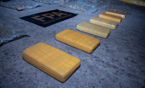 Villa María: secuestraron 25 kilos de marihuana y 6 de cocaína