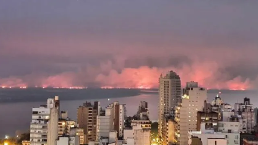 Entre Ríos admitió que la quema de pastizales en las islas se les "fue de las manos"