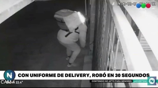 VIDEO: en 30 segundos robó 40 celulares