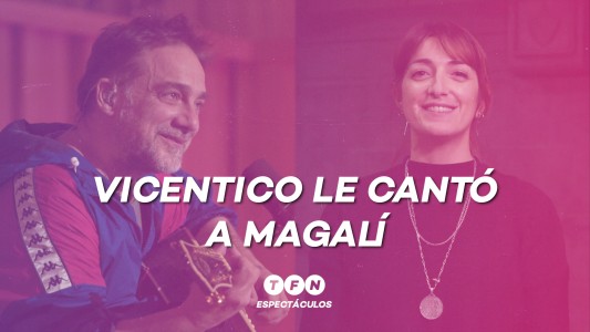 "Codo a Codo", Vicentico le cantó a Magalí, una médica que lucha contra la pandemia