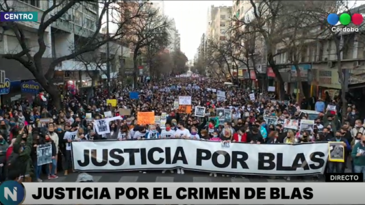#JusticiaPorBlas : la difusión en las redes de la movilización por el adolescente asesinado el jueves pasado