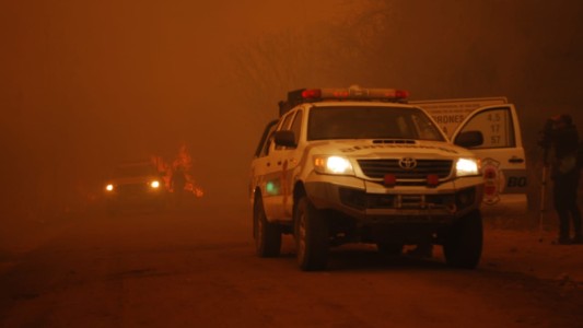 VIDEOS: así es la lucha contra el fuego en las Sierras de Córdoba