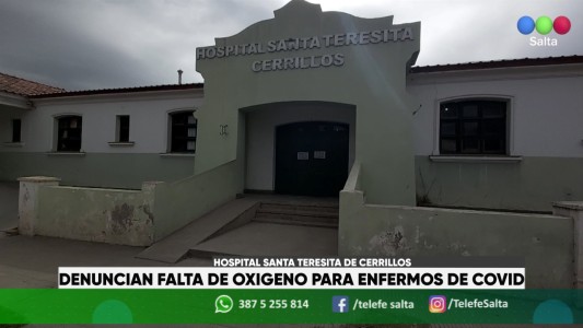 Hospital Santa Teresita de Cerrillos: denuncian falta de oxígeno para enfermos de Covid