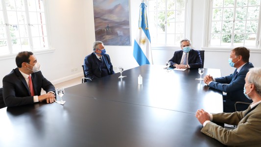 El Presidente se reunió con los gobernadores Morales, Suárez y Valdés, de Juntos por el Cambio