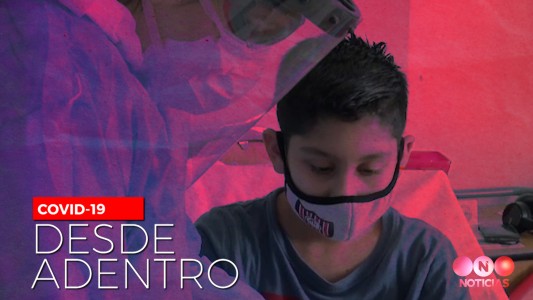 Covid-19 Desde Adentro: Santino tiene 10 años y está internado con coronavirus