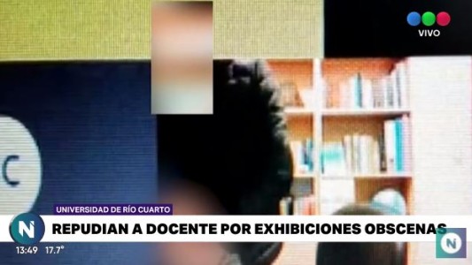 Denuncian a docente por orinar en cámara durante una clase virtual