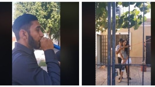Video: fue a cantarle una serenata a su novia y salió llorando, la sorprendió con otro hombre