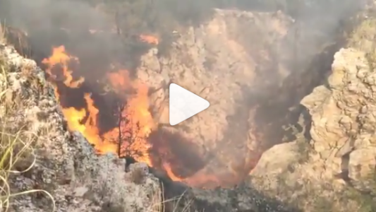 FOTOS Y VIDEOS: así avanza el fuego en las sierras de Córdoba
