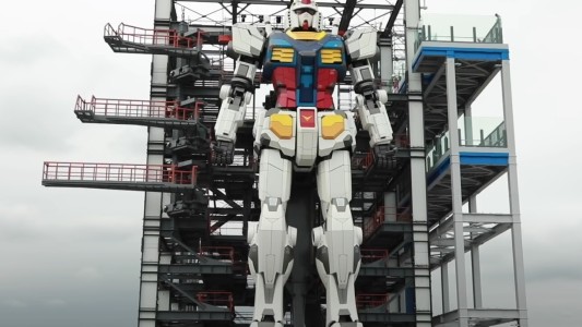 Así se mueve Gundam, el impresionante robot de 20 metros