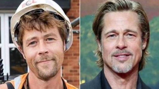 La historia del albañil que no puede caminar por la calle por su parecido con Brad Pitt