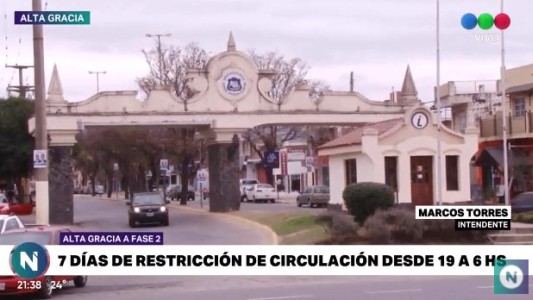 Desde el próximo viernes, Alta Gracia vuelve a fase 2