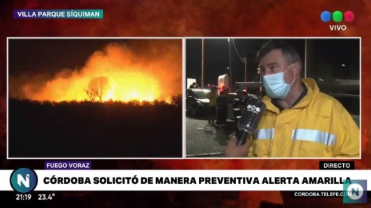 Incendios en Punilla: "Evidentemente el fuego fue intencional"