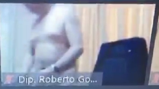Un diputado paraguayo apareció desnudo en una sesión virtual
