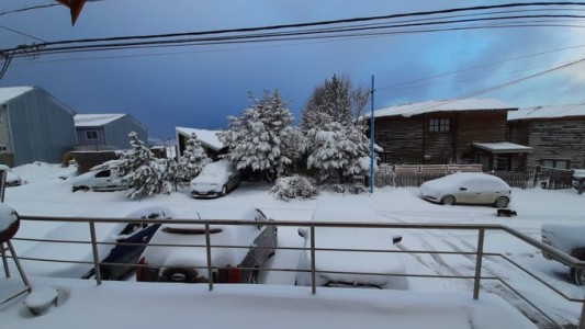 Invierno en primavera: la mayor nevada del año en Ushuaia