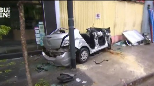 Choque y muerte en Caballito