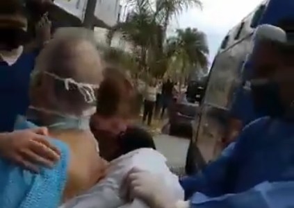 Video: el recibimiento a un santafesino que luchó dos meses contra el Covid-19