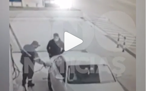 VIDEO: cargó combustible con un auto de alta gama y escapó sin pagar, ocurrió en Av. Sabatini al 2000