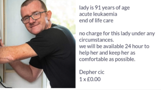 Plomero viral: la increíble tarifa que le cobró a una abuelita de 91 años con cáncer terminal