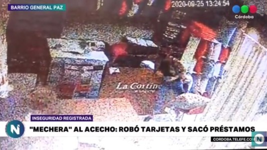 "Mechera" robó un celular, tarjetas de crédito y sacó un préstamo