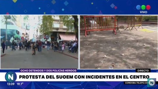 Incidentes, heridos y detenidos en una nueva marcha del Suoem