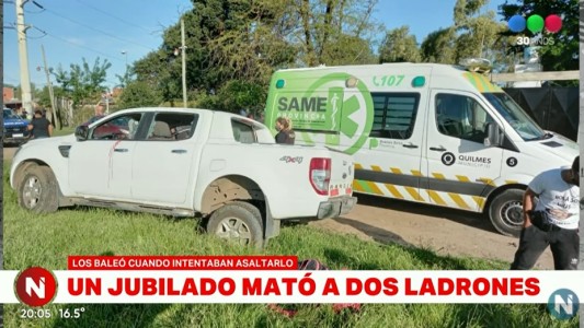 Florencio Varela: un jubilado mató a dos ladrones que intentaron robarle