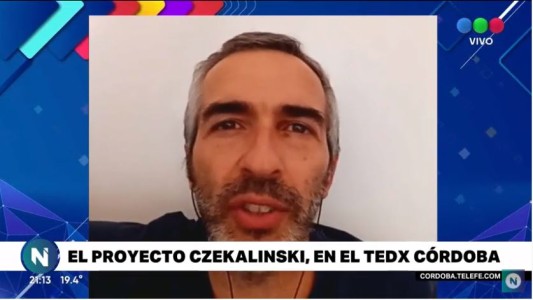 Martin Maldonado, director del Proyecto Czekalinski, este domingo en TEDxCórdoba en su décimo aniversario