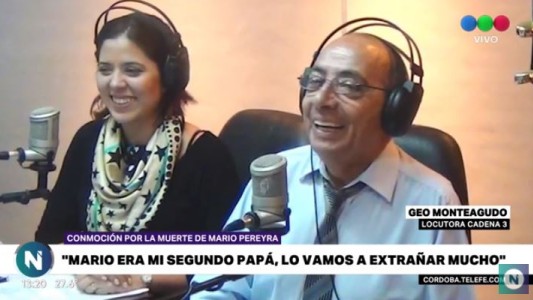 Entre lágrimas, habló Geo Monteagudo: "Mario era mi segundo papá"