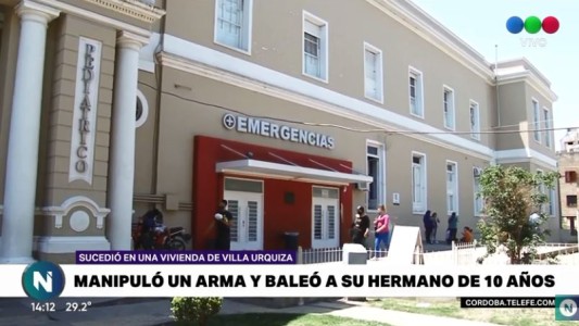 Está grave el niño de 10 años baleado por su hermano