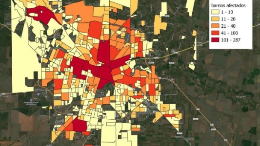 Coronavirus en Córdoba: el ranking de los barrios con más casos