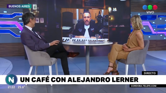 En Telefe Noticias, nos tomamos un café con Alejandro Lerner