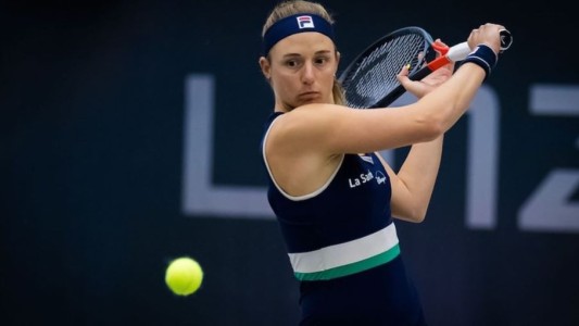 Nadia Podoroska debutó con el pie derecho en el torneo de Linz