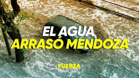 El agua arrasó Mendoza y hay agua verde en el Río de la Plata