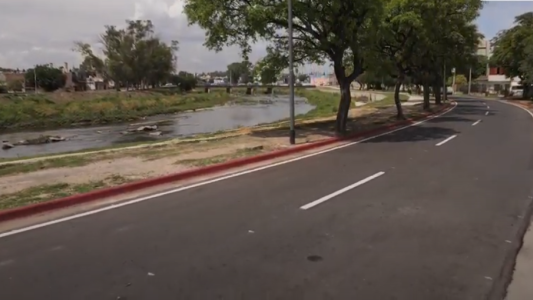 El tramo de la costanera entre los puentes  Maldonado y Yapeyú, quedó habilitado por Schiaretti