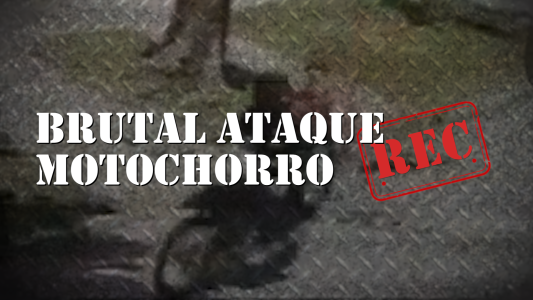 Brutal ataque motochorro a una mujer #REC