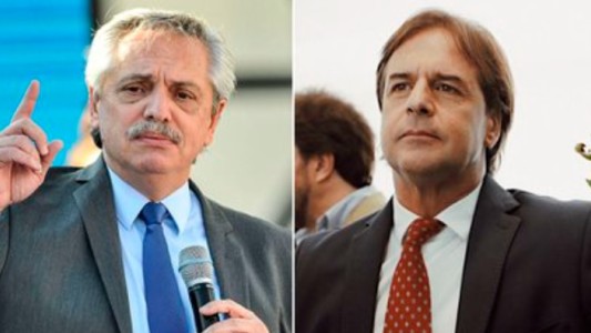 Sorpresivo viaje de Alberto Fernández a Uruguay para reunirse con Lacalle Pou