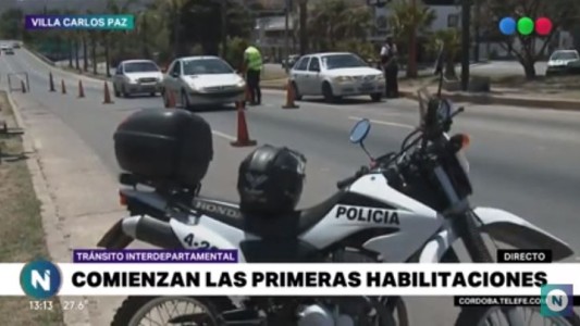 Habilitaron el tránsito interdepartamental solo para propietarios de "casas de veraneo"