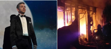 FOTOS: Se incendió en Calamuchita una casa de veraneo del actor Diego Reinhold