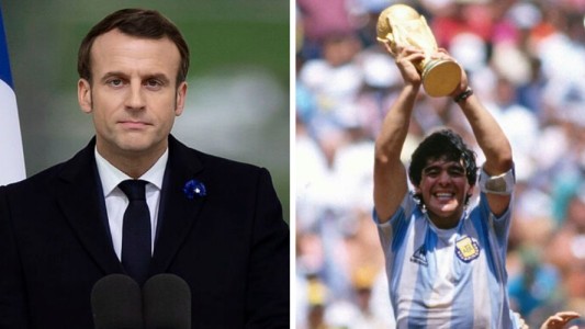 La carta de Macron sobre Maradona "va directo al corazón", dijo Alberto Fernández