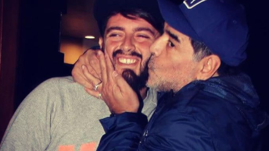 Diego Jr envió su mensaje de despedida: "Sólo mirándote al lado mío me sentía invencible"