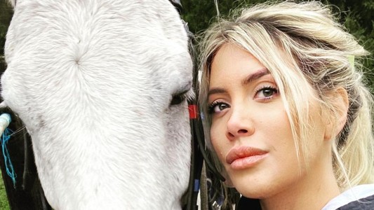 Desnudo total de Wanda Nara, a caballo: "Pisando fuerte"