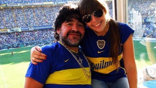 Dalma Maradona contó por qué fue a ver a Boca: "No quería dejar el palco vacío"