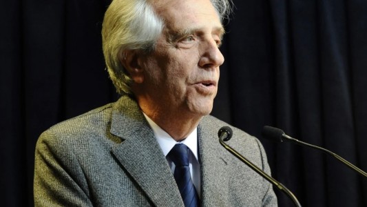 La despedida de dirigentes políticos a Tabaré Vázquez